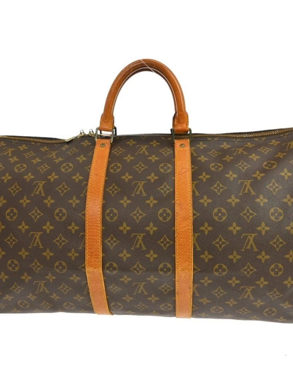 LOUIS VUITTON KEEPALL 55 TRAVEL HANDBAG MONOGRAM - Picture 2 of 16